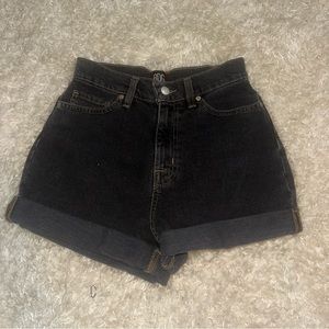 Black UO High-Rise Shorts